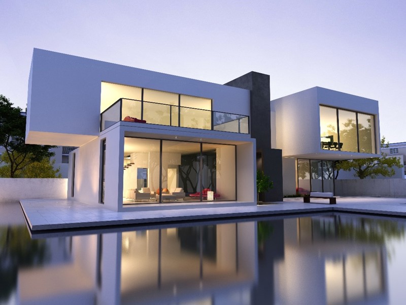 Picture of a modern home