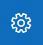 This screenshot shows the Settings icon in Microsoft 365 Outlook on the web.