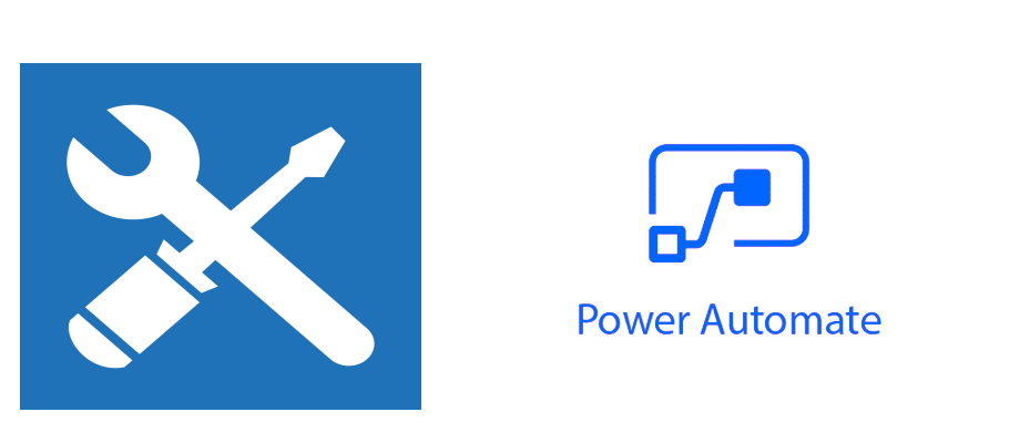 This image shows logos of SharePoint Designer and Power Automate.