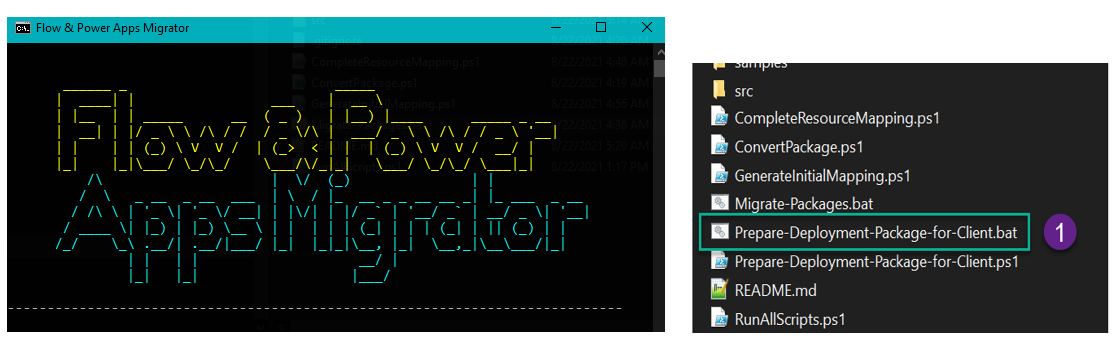 Screenshot of open-source solution called Flow & Power Apps Migrator with a graphical interface.