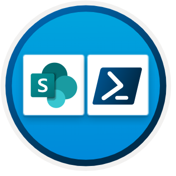 Logo of SharePoint Online and PowerShell